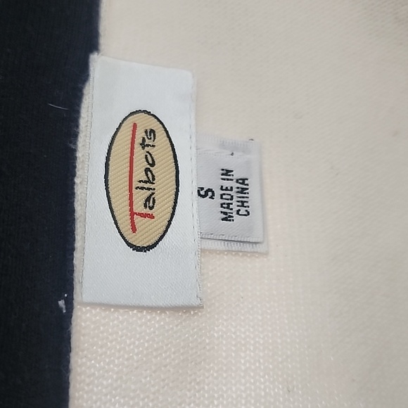 Talbots Lux Silk Cashmere Blend Drape Open Front Cardigan Sweater - Picture 9 of 12